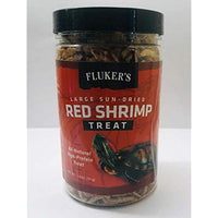 Fluker's Sun-Dried Red Shrimp Reptile Treat Large 2.5oz