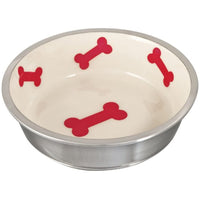 
              Loving Pets Robusto Bowl for Dogs, Small, Ivory
            