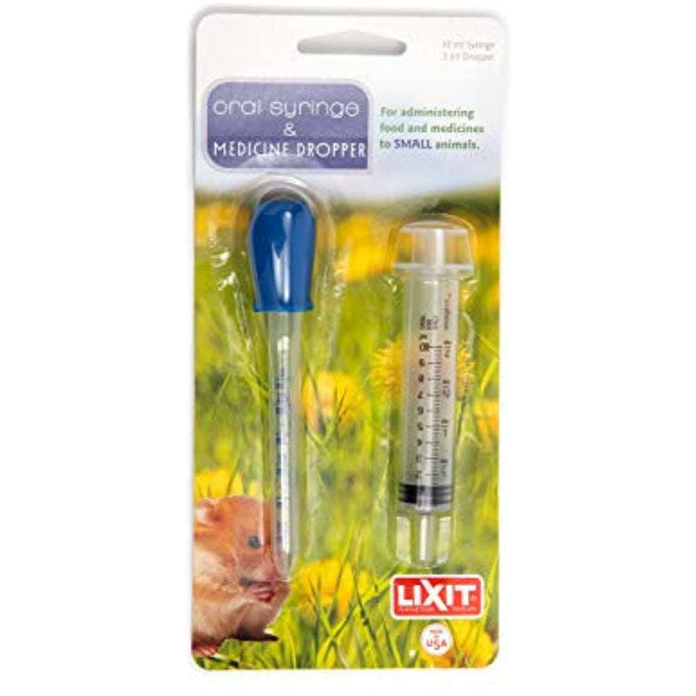 Lixit Oral Syringe and Medicine Dropper, 3ml/10ml (Single)