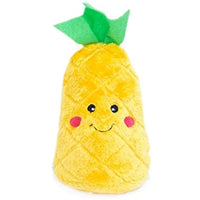 ZippyPaws - NomNomz Plush Squeaker Dog Toy for The Foodie Pup - Pineapple