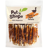 
              Pet 'n Shape Duck Hide Twists - All Natural Dog Treats, Duck, Small Twist, 1 Lb
            