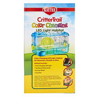 Kaytee CritterTrail Color Changing LED Light Habitat 16 inches x 10.5 inches x 10.5 inches