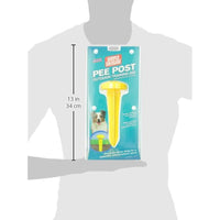 
              Simple Solution Pee Post Outdoor Potty Training Aid | Pheromone-Infused Yard Stake with GO HERE Technology 13 Inch Stake
            