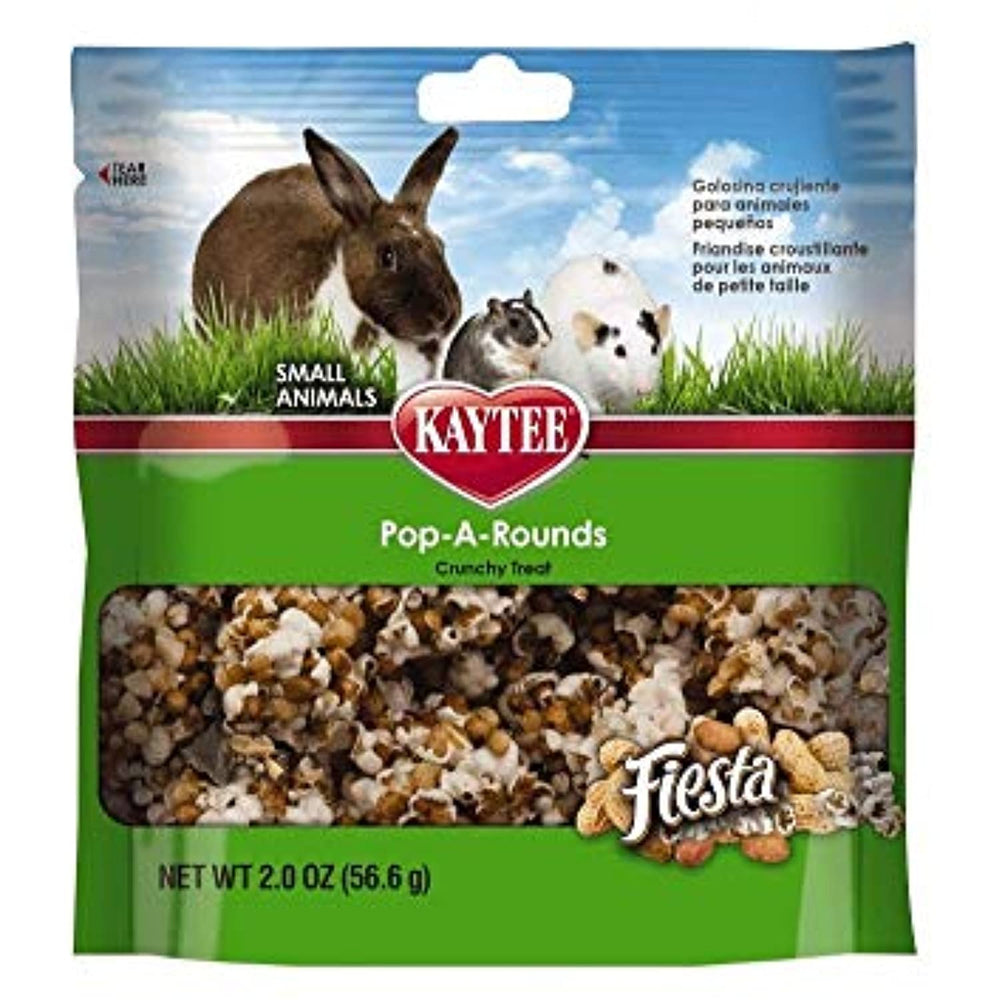 Kaytee Pop-A-Rounds Treat For Small Animals, 2 Oz.