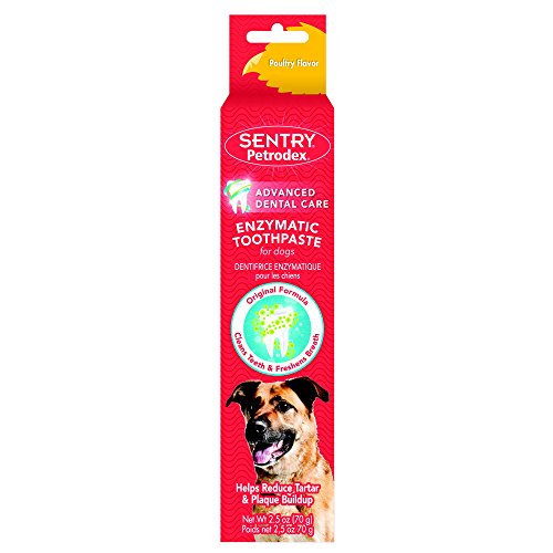 Sergeant's Petrodex Enzymatic Toothpaste for Dogs - Poultry Flavor, 2.5-Ounce, Pack of 1
