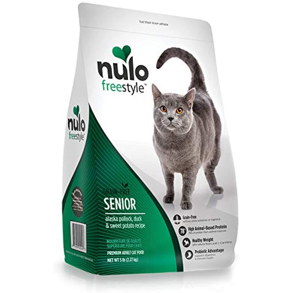 Nulo Senior Freestyle Dry Cat Food: All Natural Ingredient Diet For Digestive & Immune Health - Allergy Sensitive Non Gmo
