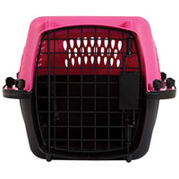 
              Petmate Two Door Pet Kennel for Pets up to 15 Pounds, Pink/Black, 19" Long
            