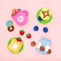 
              ZippyPaws Food Buddies Burrow Interactive Dog Toys - Hide and Seek Dog Toys and Puppy Toys, Colorful Squeaky Dog Toys, and Plush Dog Puzzles, Milk and Cookies
            
