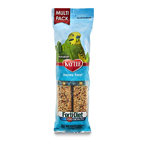 Kaytee Forti-Diet Pro Health Honey Bird Treat Sticks For Parakeets, 7-Ounce