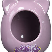 Kaytee Small Animal Ceramic Critter Bath, Ideal for Dwarf Hamsters and Gerbils, Color May Vary