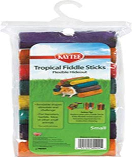 Superpet (Pets International) Kaytee Tropical Fiddle Sticks Hideout Multiple Colors Small