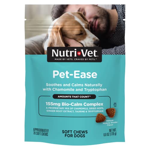 Nutri-Vet Pet-Ease Soft Chews, 70 Count Pack of 1