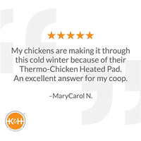 K&H Pet Products Thermo-Chicken Heated Pad Black 12.5" x 18.5" 40W