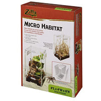 Zilla Micro Habitat Terrariums with Locking Latch, Arboreal, Small