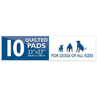 
              Four Paws Wee-Wee Puppy Training Insta-Rise Border Pee Pads 10-Count 22" x 23" Standard Size
            