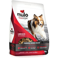 
              Nulo Freeze Dried Raw Dog Food For All Ages & Breeds: Natural Grain Free Formula With Ganedenbc30 Probiotics For Digestive & Immune Health - Lamb Recipe With Raspberries - 13 Oz Bag
            