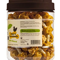 Pet 'n Shape Chik 'n Rice Dumbbells - All Natural Dog Treats, Chicken, 1 Lb