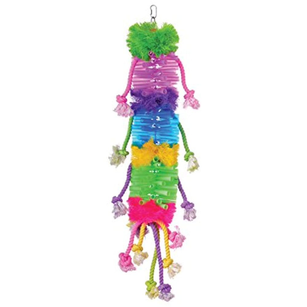 Prevue Pet Products BPV62665 Calypso Creations Bird Toy, Caterpillar