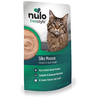 Nulo Freestyle Cat Silky Mousse Chicken Duck 2.8 OZ Pouch