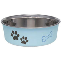 Loving Pets 7411 Bella Bowl for Dogs, Extra Large, Murano Blue