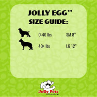 Jolly Pets Jolly Egg Dog Toy, 8 Inches/Medium, Red (JE08 RD)