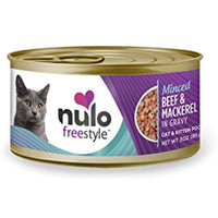 
              Nulo Adult & Kitten Grain Free Canned Wet Cat Food (Beef & Mackerel Recipe, 3 Oz, Case of 24)
            