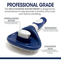 1 count Four Paws Magic Coat Professional Self-Cleaning Slicker Brush