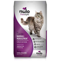 Nulo Freestyle Adult Cat Hairball Management Turkey & Cod 12 lb Bag, Purple