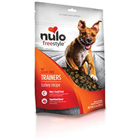 
              Nulo Puppy & Adult Freestyle Trainers Dog Treats: Healthy No Gluten Low Calorie Dog Training Rewards - Turkey Recipe - 4 Oz Bag, One Size (56TT04)
            