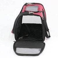 
              Gen7Pets Commuter Buckle In Car Safety Seat and Shoulder Carrier for Dogs and Cats18 inch Burgundy
            