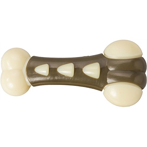 SPOT Ethical Pets 54278 Red Alert Dual Texture Bone Pet Chew Toys