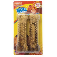 Nylabone Products NEN103TPW Dog Treats, Nubz Jumbo Bacon, 2-Pk.