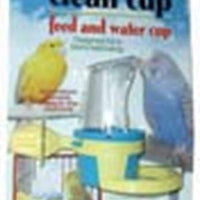 JW Pet Company Clean Cup Feeder and Water Cup Bird Accessory, Small, Colors may vary