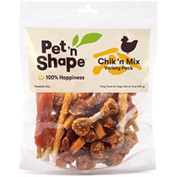 Pet ‘n Shape - Chik ‘n Mix Variety Pack – Natural Chicken Puppy Treat Mix, Dog Rewards and Snacks – 16 Ounces