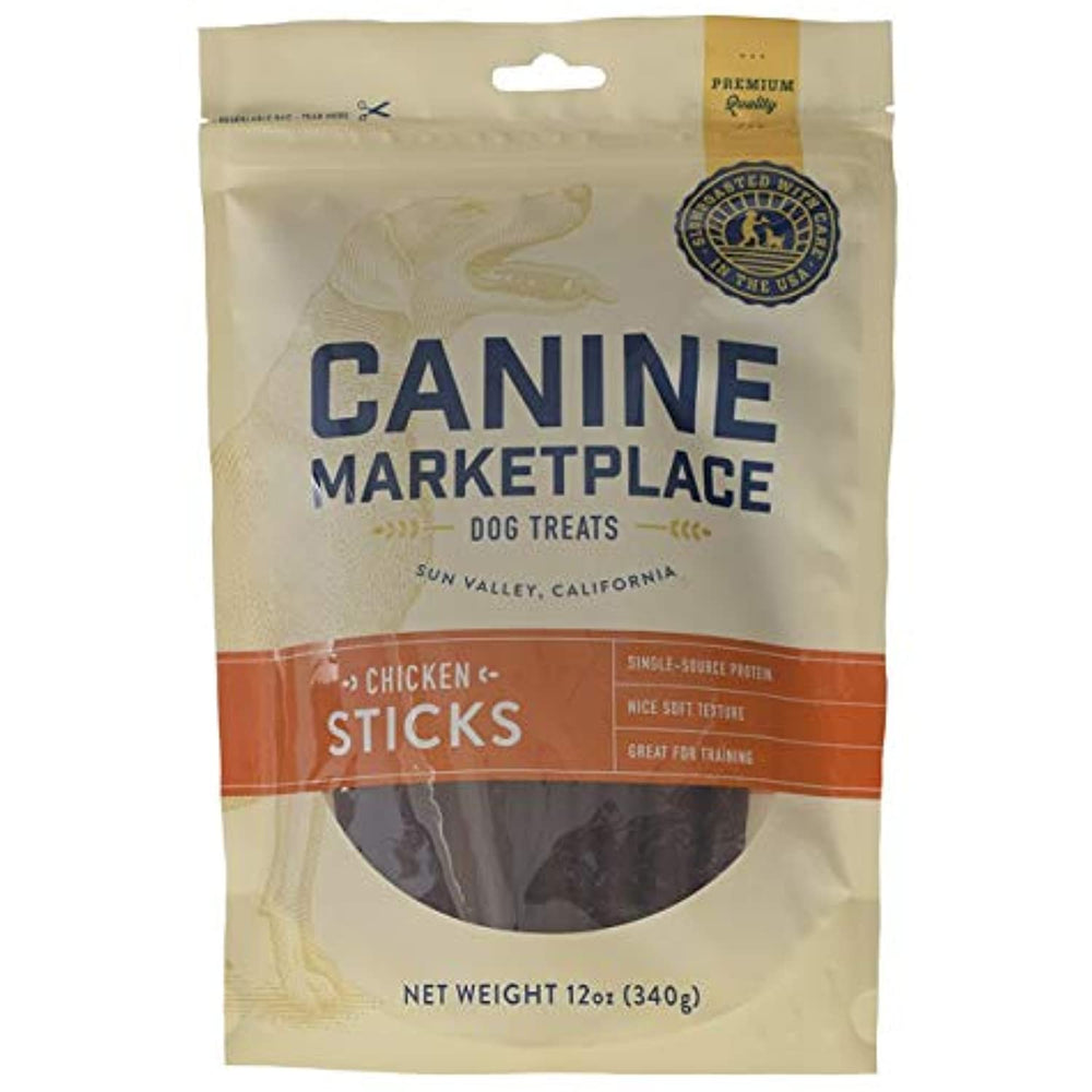 Canine Marketplace, Chicken Sticks Dog Treats, 12 oz
