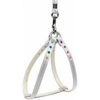 Mirage Pet Product Confetti Step in Harness White 12
