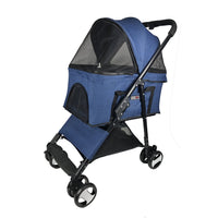 
              Executive Pet Stroller with a Removable Cradle
            