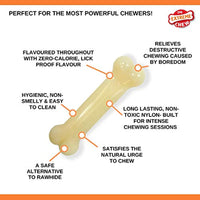 
              Nylabone Classic Power Chew Flavored Durable Dog Chew Toy, Original, 1 count, Regular, Natural, Small/Regular - Up to 25 lbs. (NR102)
            