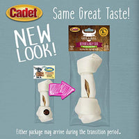 
              Cadet Hide-a-Bull Rawhide and Bull Stick Bone For Dogs 6-7" Medium
            