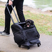 Gen7Pets Geometric Roller-Carrier, Large Black