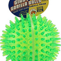 PetSport Gorilla Ball Scented, Super Durable, Ultra Light and Ultra Bouncy Dog Toy for Dogs, Assorted Colors (5" X-Large)