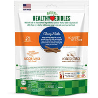 
              Nylabone Healthy Edibles Chewy Dog Treat Sticks Bacon & Cheese 12 oz.
            