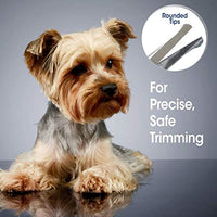 Four Paws Magic Coat Professional Series Safety Tip Facial Dog Trimming Scissors