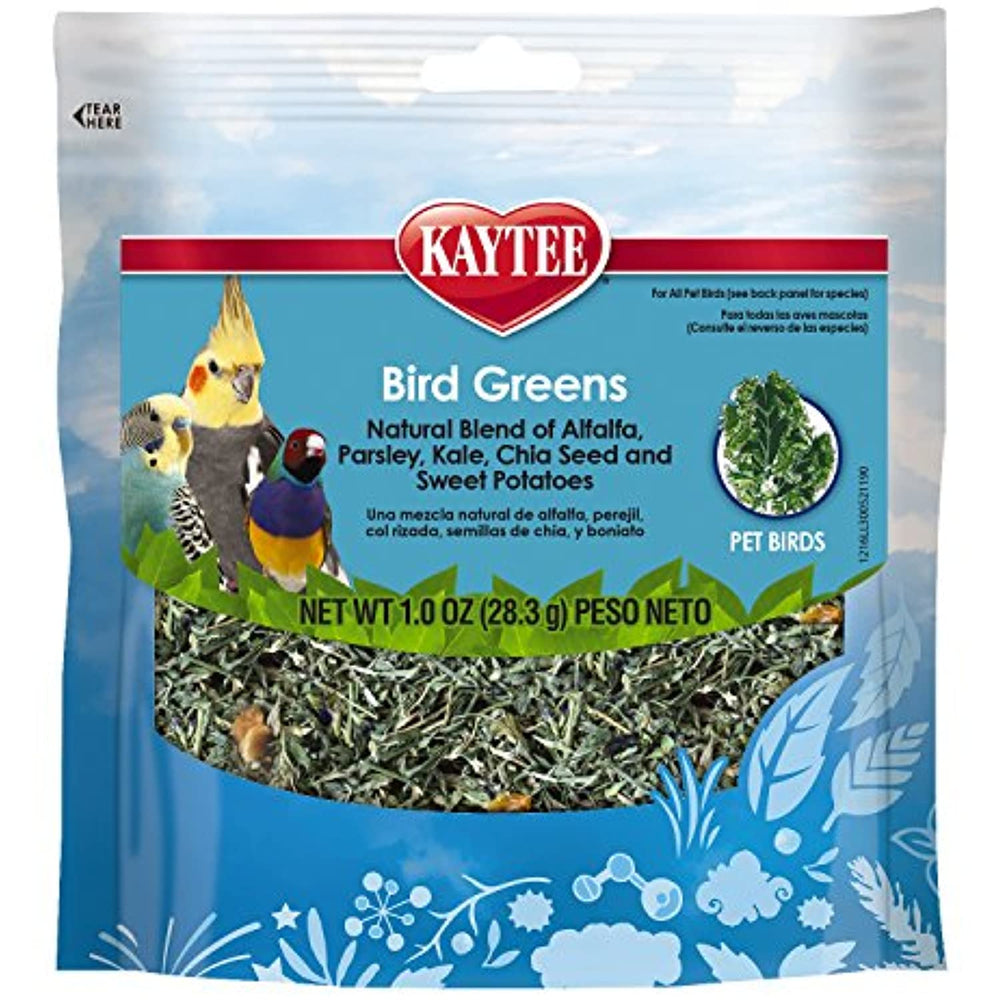Kaytee Products C 529082 All Birds Chia/Sweet Pota Foraging Treat Bird Greens, 1 oz