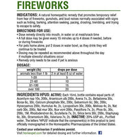 
              HomeoPet Fireworks - formerly Anxiety TFLN (Thunderstorms, Fireworks, Loud Noises)
            