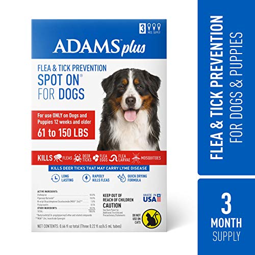 Adams Plus Flea & Tick Prevention Spot On for X Large Dogs
