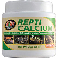 
              Zoo Med Calcium With Vitamin D3 Reptile Food, 3-Ounce
            