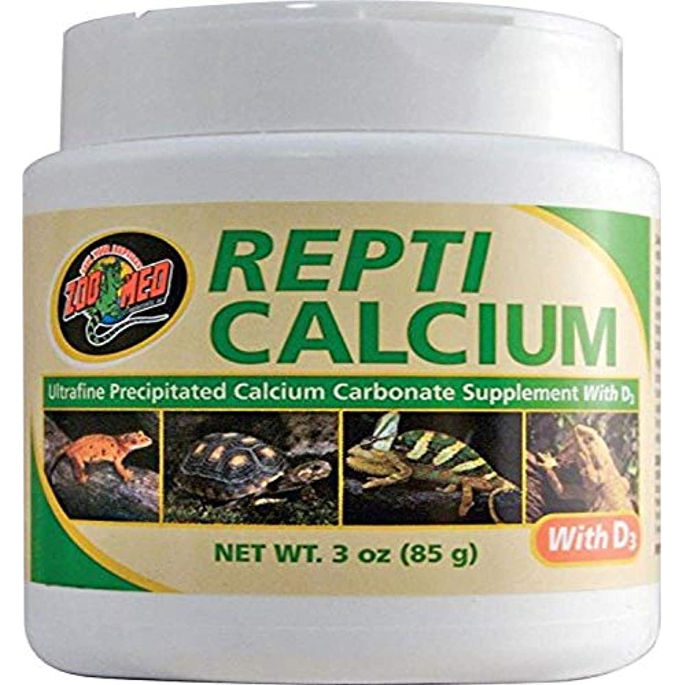 Zoo Med Calcium With Vitamin D3 Reptile Food, 3-Ounce