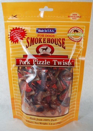 Smokehouse USA Porky Pizzle Twists 10 pk Resealable Bag