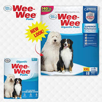 
              Wee-Wee Puppy Training Pee Pads 18-Count 27.5" x 44" Gigantic Size Pads for Dogs
            